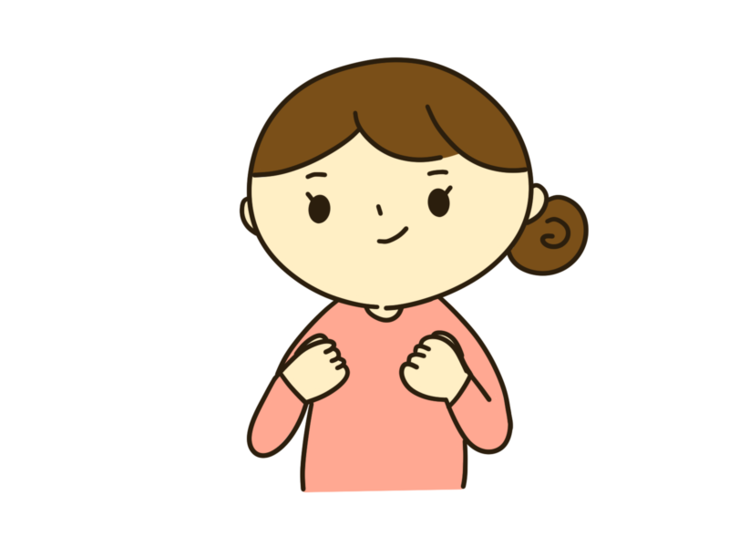 遠近両用コンタクトにして、良く見えるようになって喜ぶ女性